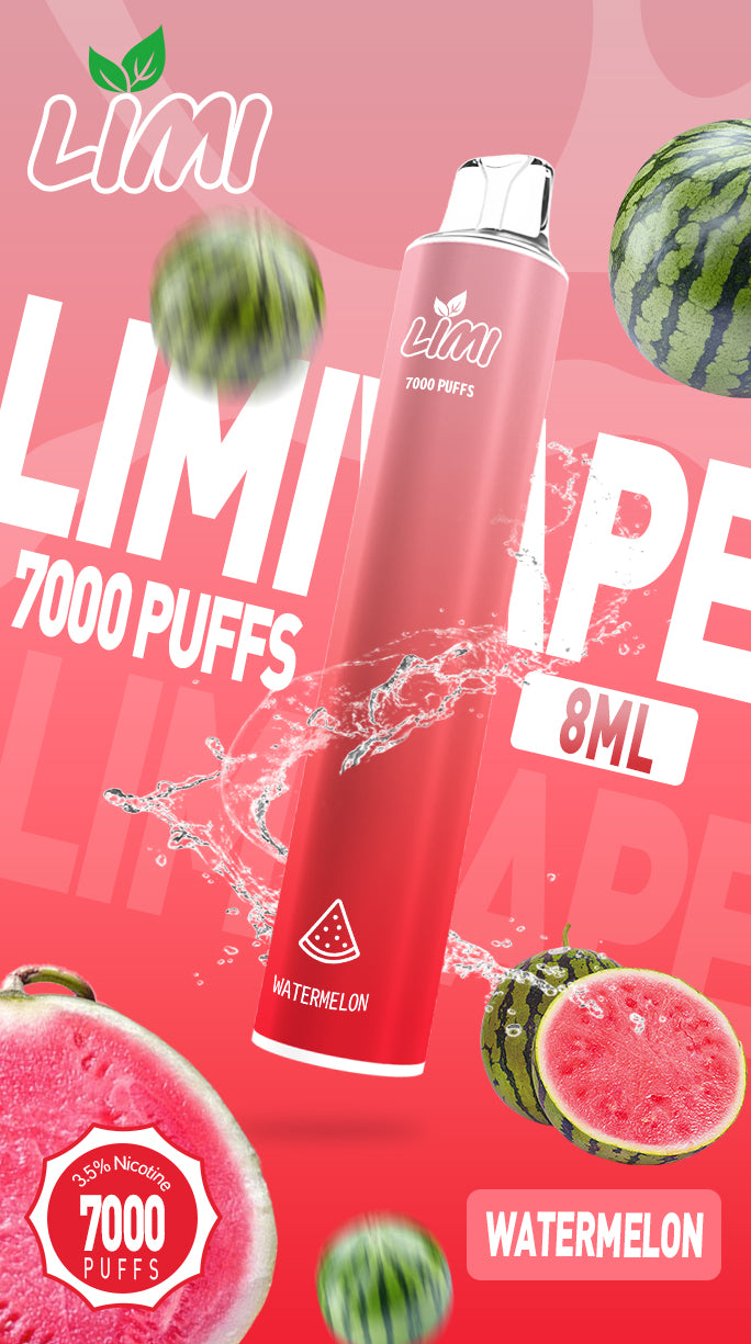 【LIMI 7000口拋棄式】一次性霧化棒 可充電電子煙 大容量霧化器 暢享長效口感