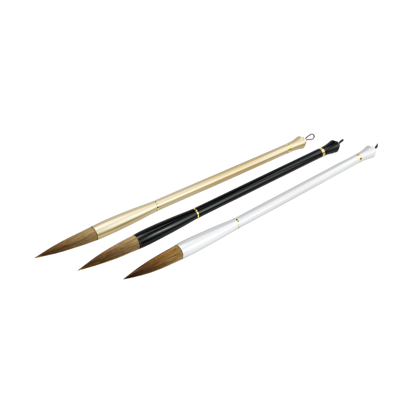 Portable Metal Brush Holder Calligraphy Brush