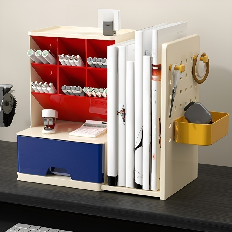 Large Capacity Student Desk Pen Holder
