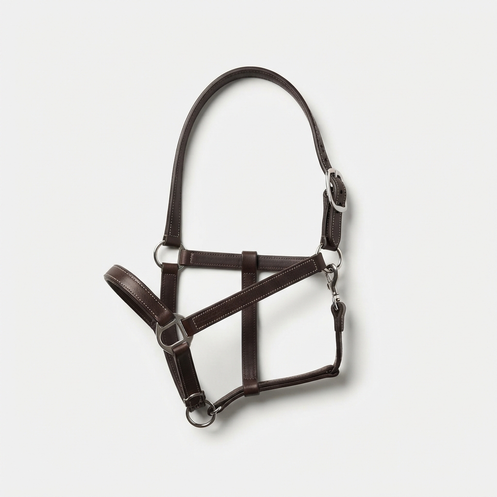 Vintage Paws Leather Horse Halter Standard