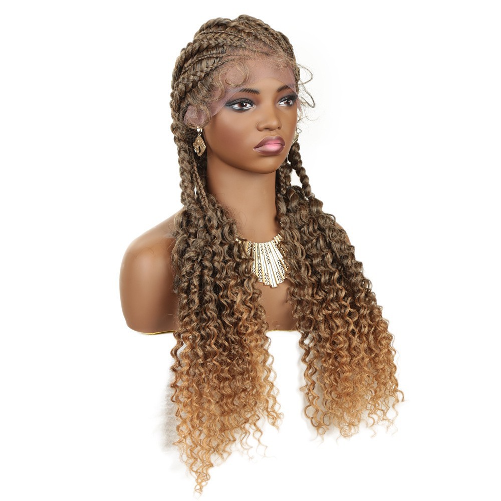 Lace-Front Braided Wig — African-Style Dreadlock Wig