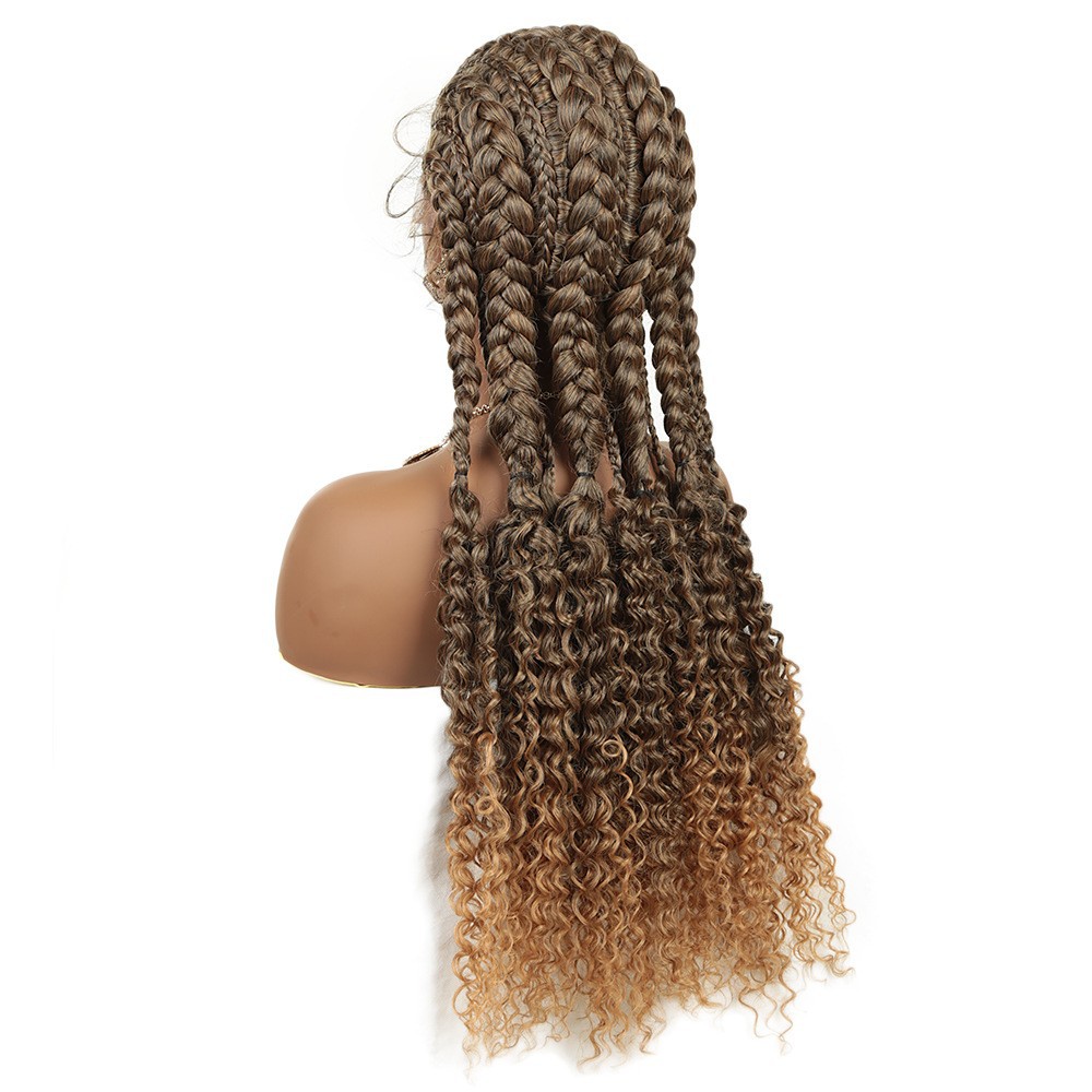 Lace-Front Braided Wig — African-Style Dreadlock Wig