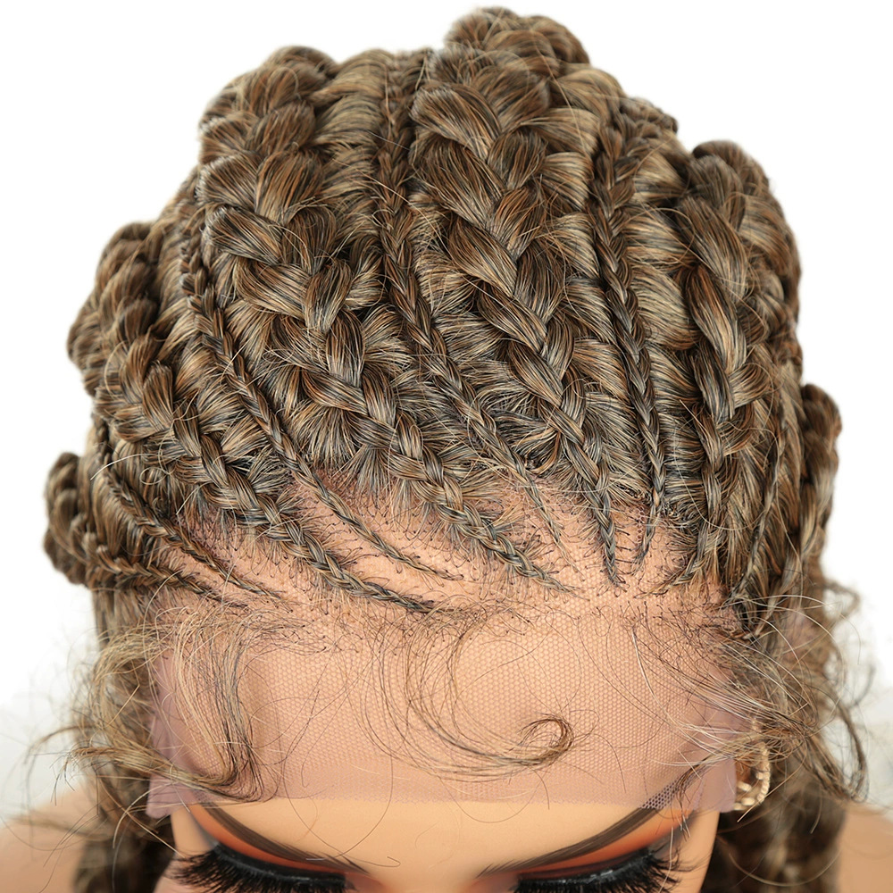 Lace-Front Braided Wig — African-Style Dreadlock Wig