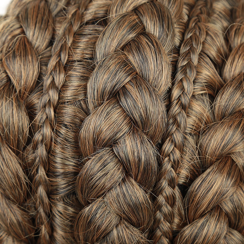Lace-Front Braided Wig — African-Style Dreadlock Wig