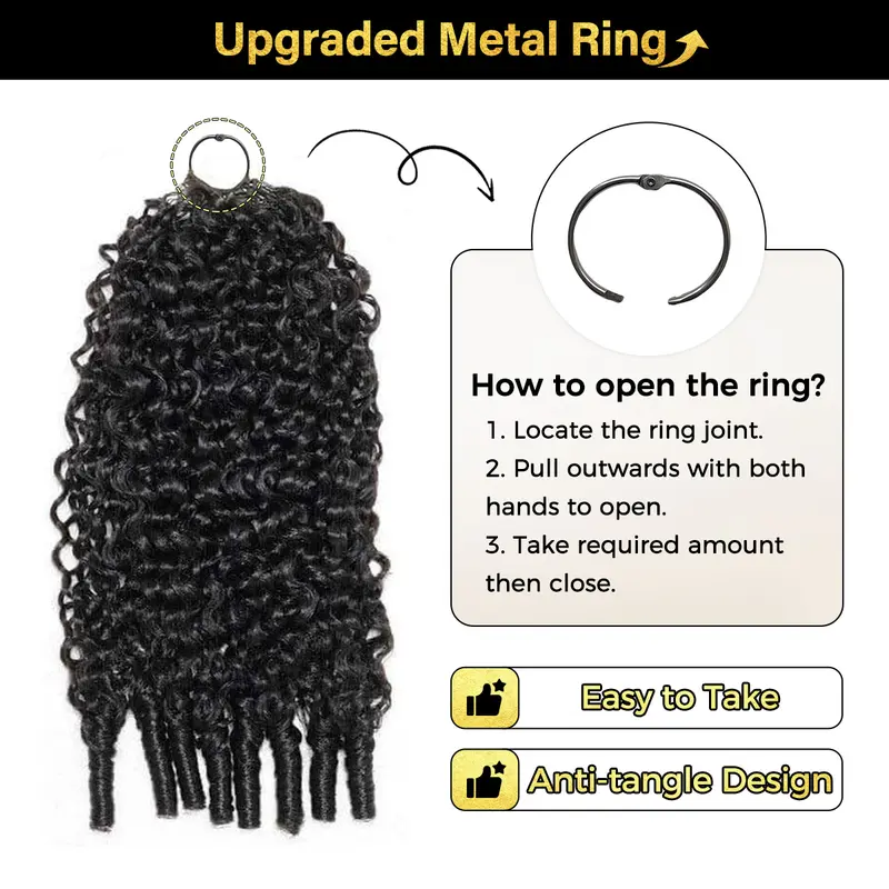 Highlight 4/27 Burmese Curly Crochet Human Hair With Miracle Knots Boho Braids Time-Saving Wear