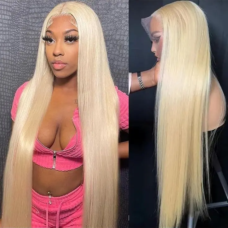 Honey Blonde 13x6 HD Transparent Lace Front Wig Human Hair Pre Plucked Honey Blonde Wig Human Hair 180% Density Lace Frontal Wigs Colored