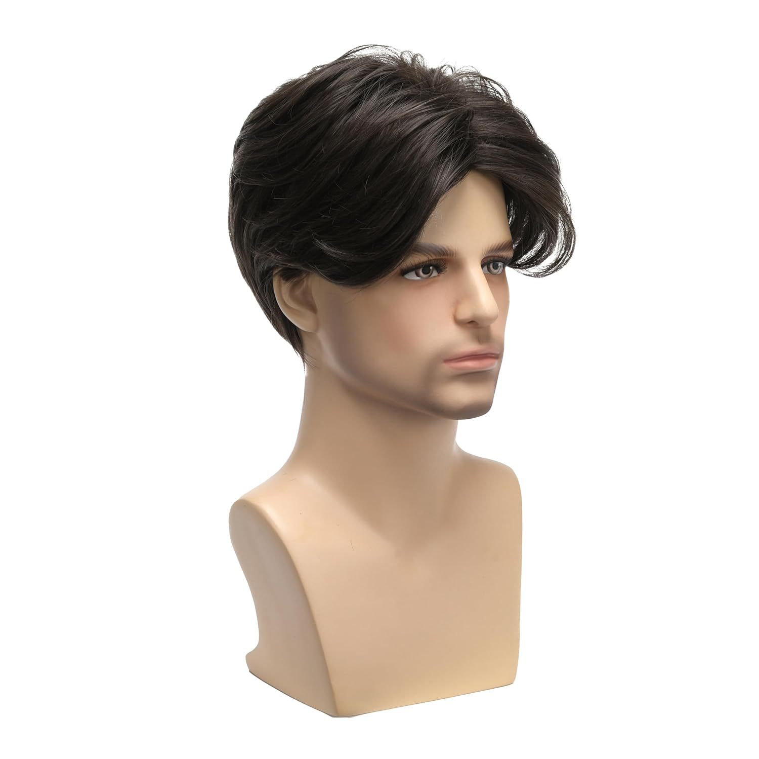 New Arrival: Stylish Men's Wig — Handsome Center-Parted Style