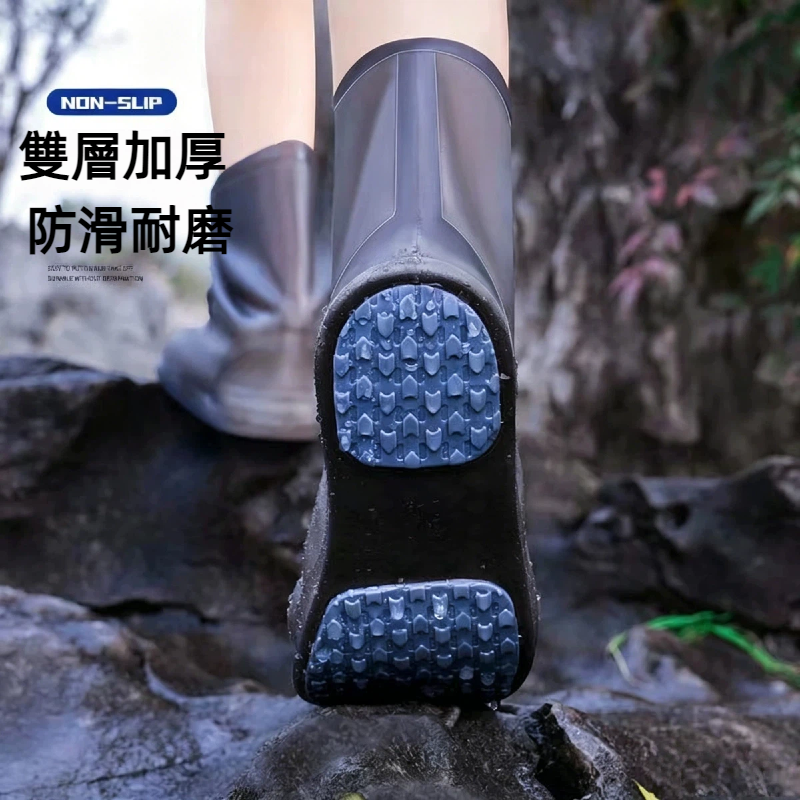 卡扣軟矽膠雨鞋套
