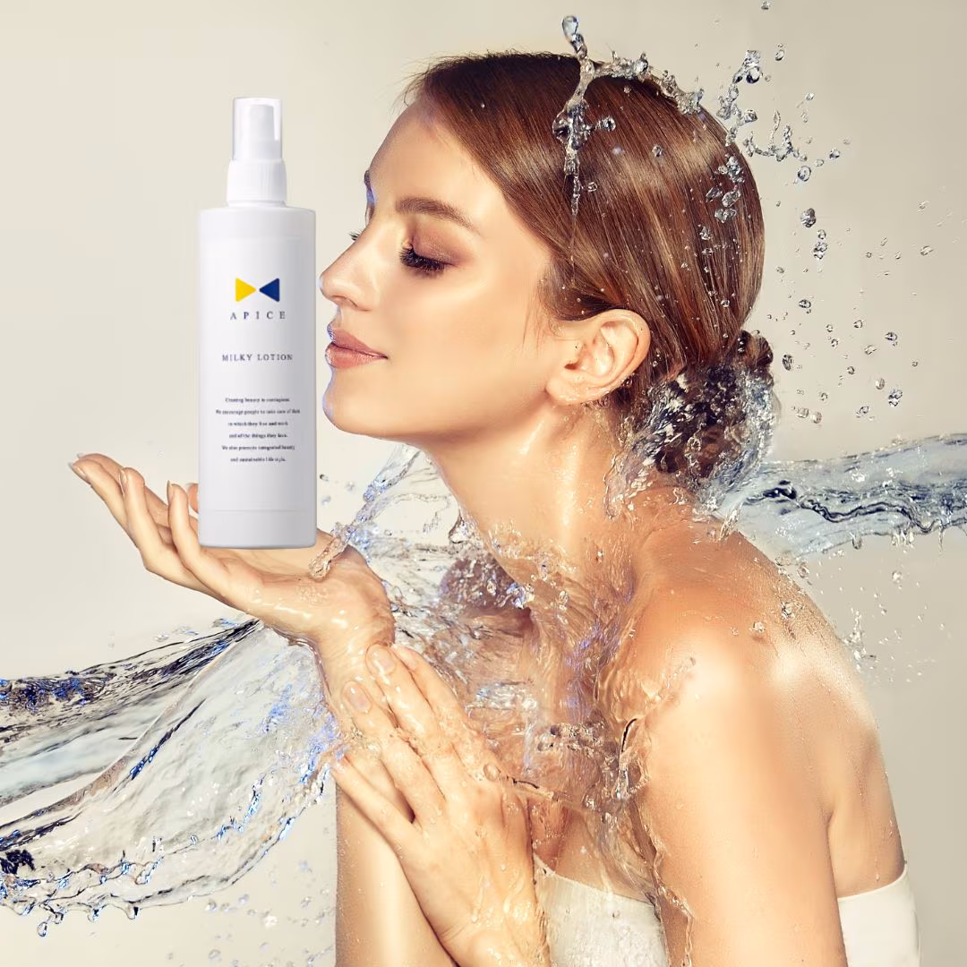 アピーチェ 薬用ミルキーローション 300mL 【コンフォートジャパン】｜肌荒れを防ぎ、みずみずしく澄んだ肌へ-oceans