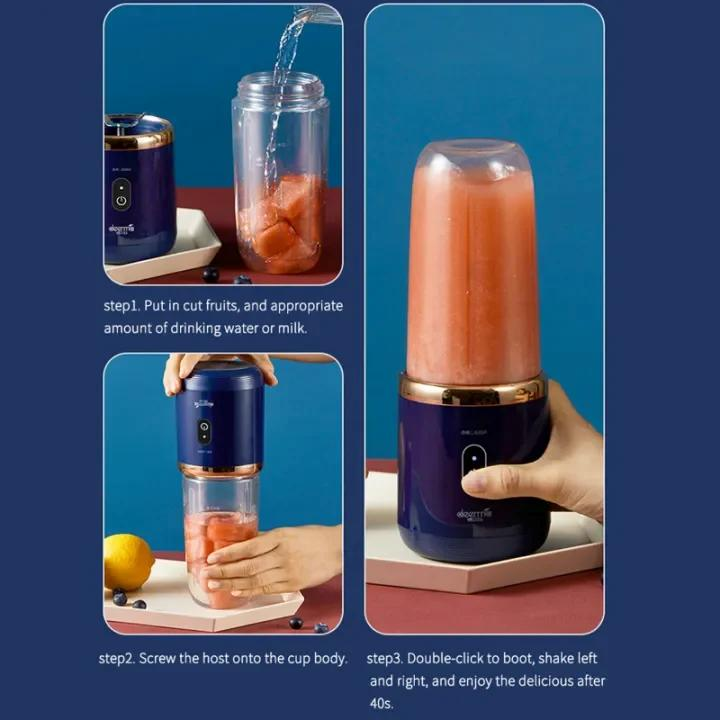 Electric Juicer-400ml Blue
