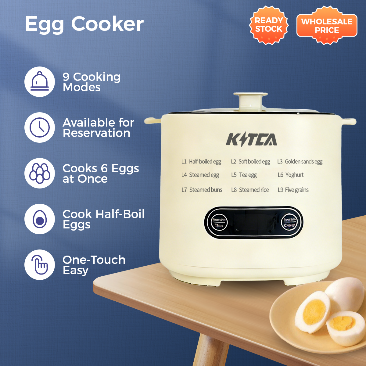Electric Egg Cooker (Upgraded Version)