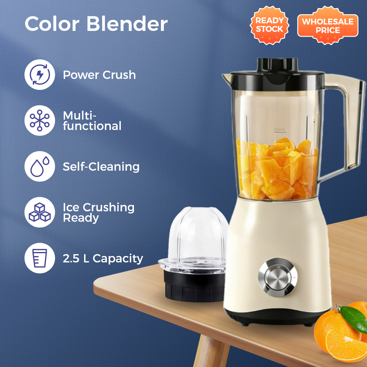 Multifunctional Blender-1.5L White