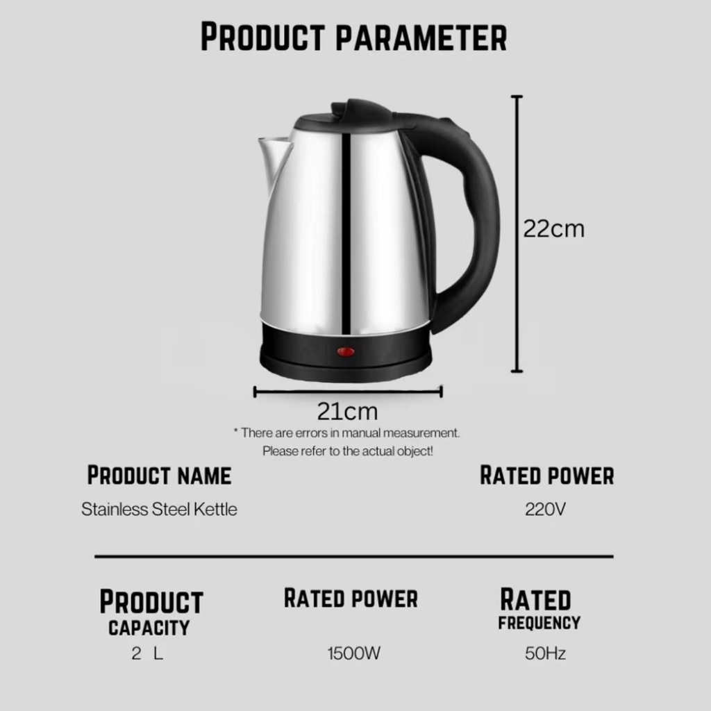 2L Electric Heat Kettle