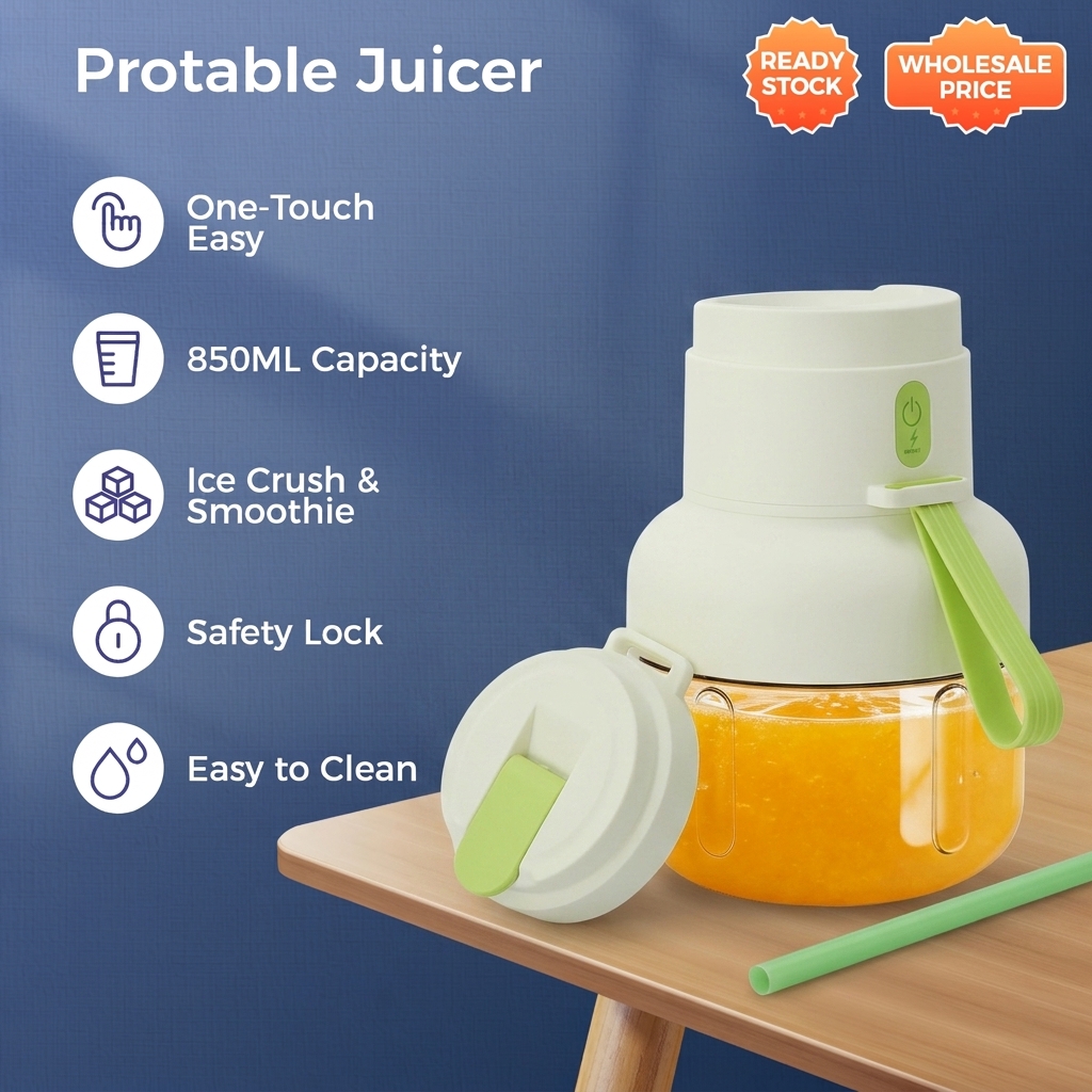 Electric Juicer-850ml Green
