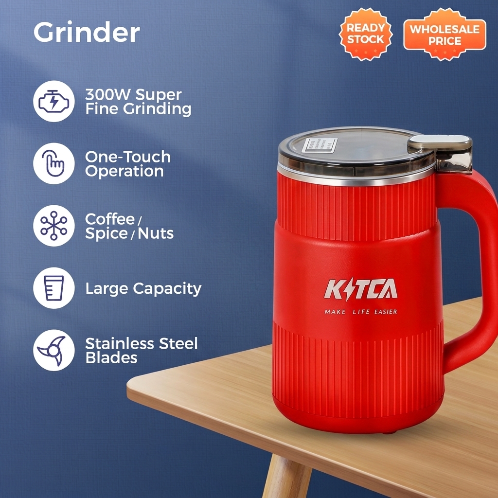 Electric Grinder-Red