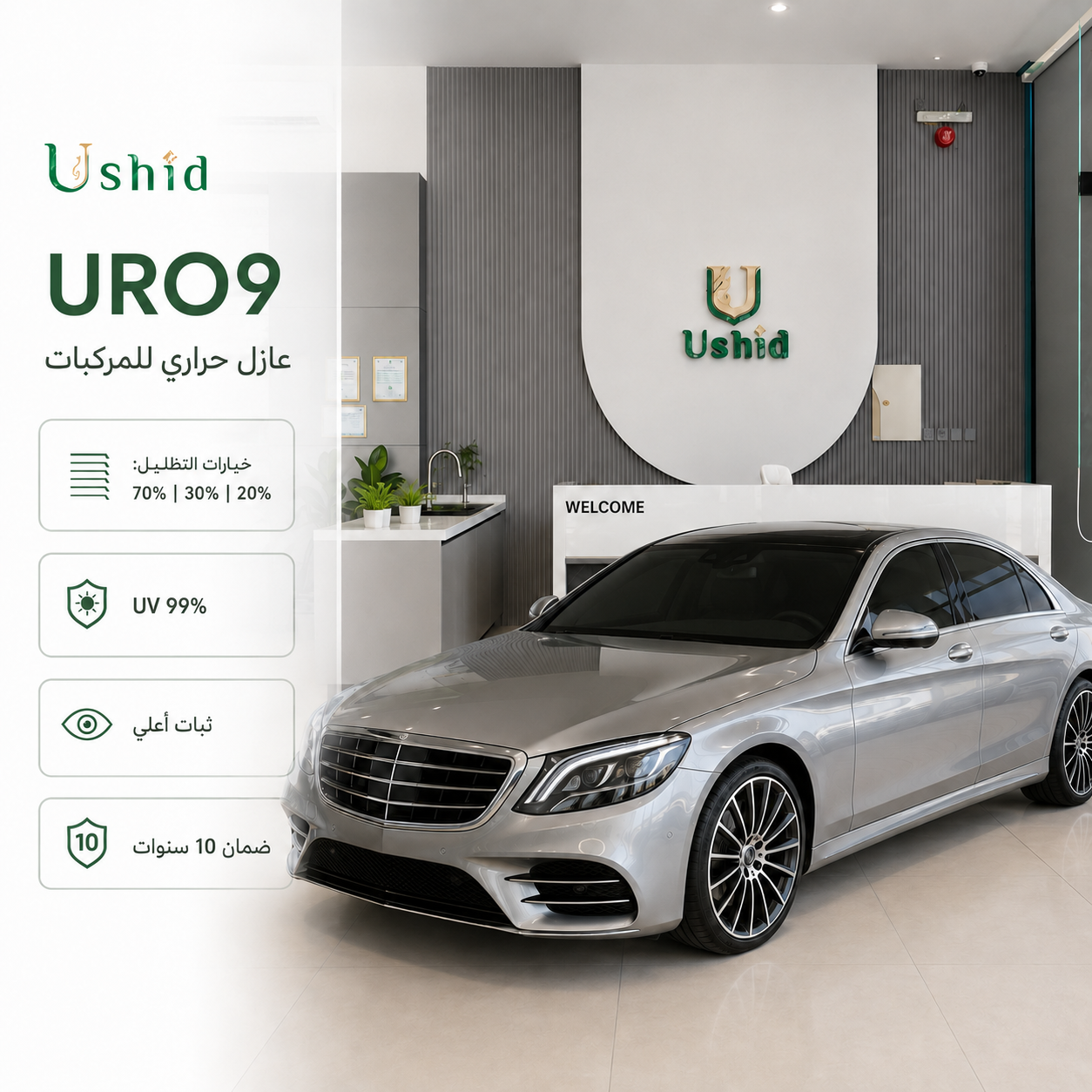 عازل الزجاج الحراري URO9 من أوشيد