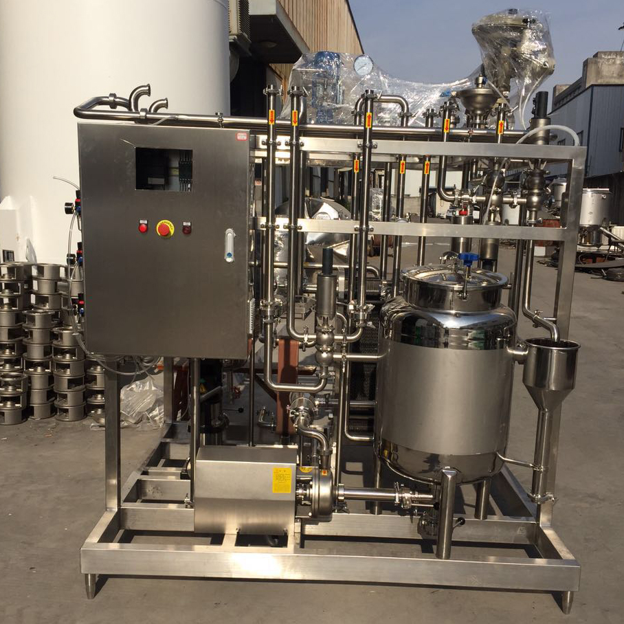 Plate Sterilizer, Electric Heating UHT Ultra-High Temperature Instant Plate Sterilization Machine for Milk, Egg Liquid, Soy Milk & Fruit Juice