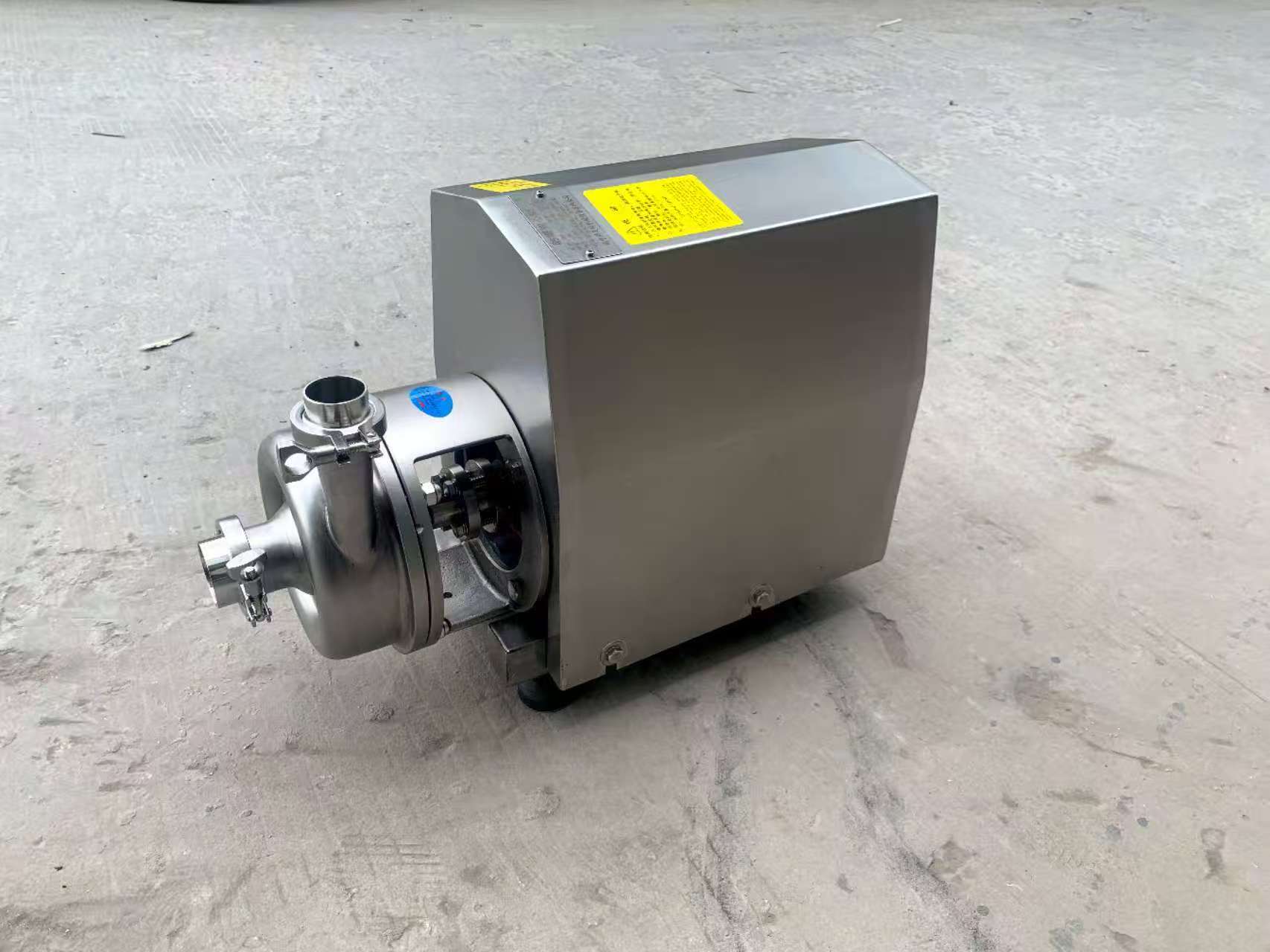 Horizontal Small SS304 Sanitary Centrifugal Pump, Acid & Alkali Resistant Chemical Transfer Pump