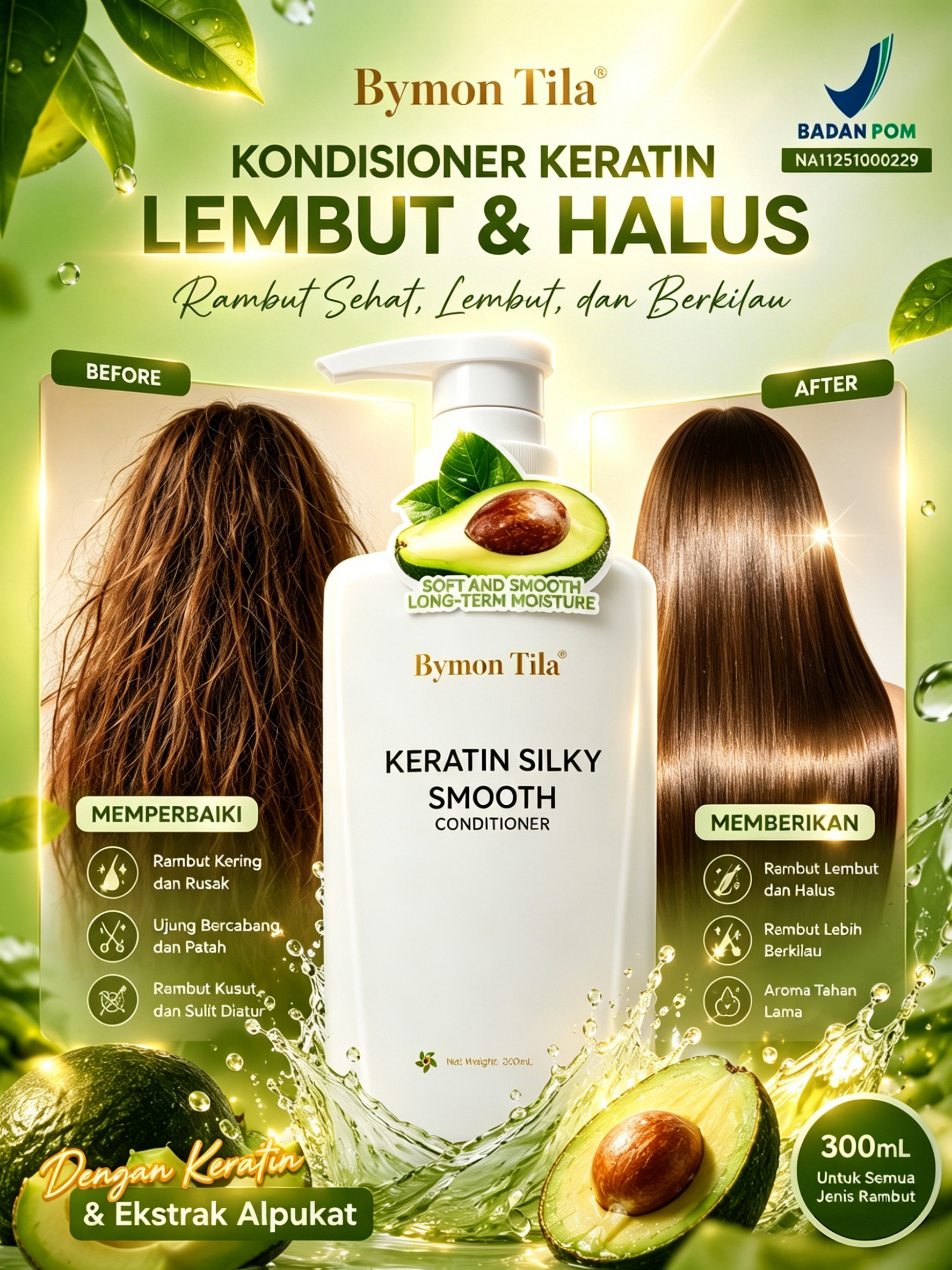 Bymon Tila Keratin Silky Smooth Conditioner 300mL