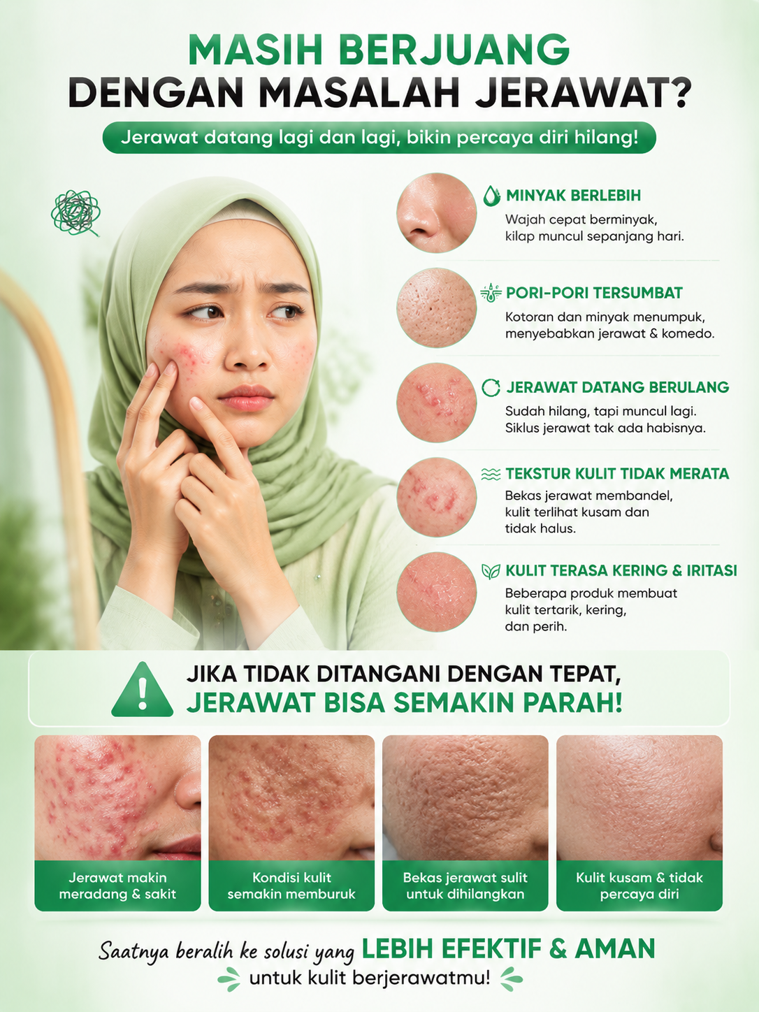 KORMESIC 5in1 Intense Acne Solution Facial Wash - Sabun Cuci Muka Anti Acne Pembersih Jerawat & Kontrol Minyak