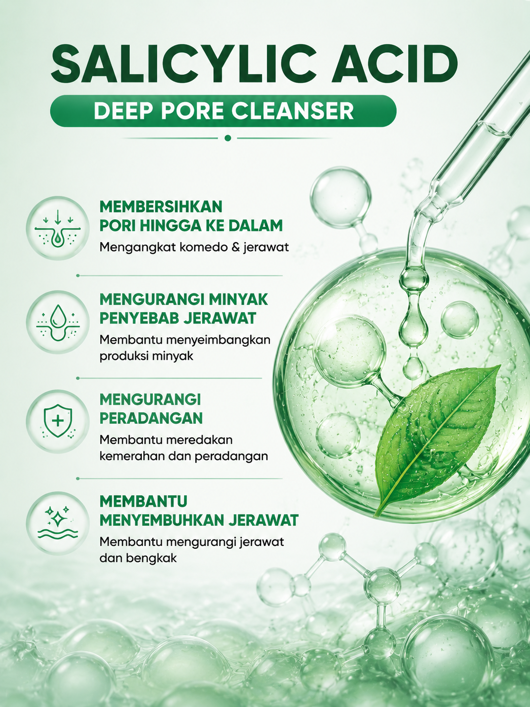 KORMESIC 5in1 Intense Acne Solution Facial Wash - Sabun Cuci Muka Anti Acne Pembersih Jerawat & Kontrol Minyak