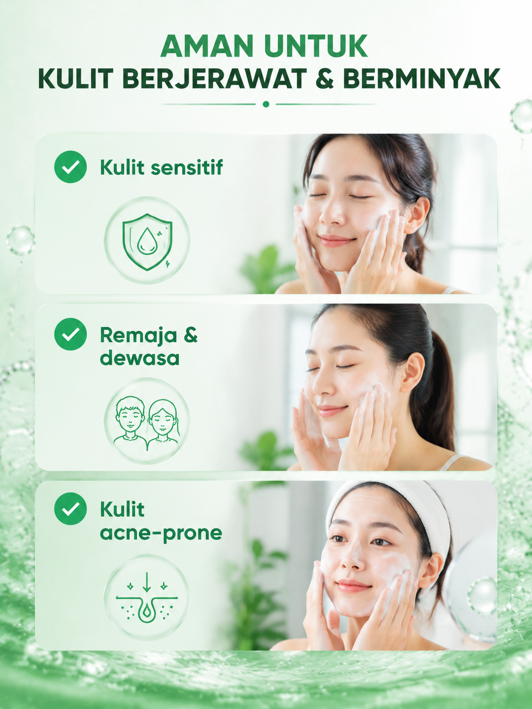 KORMESIC 5in1 Intense Acne Solution Facial Wash - Sabun Cuci Muka Anti Acne Pembersih Jerawat & Kontrol Minyak