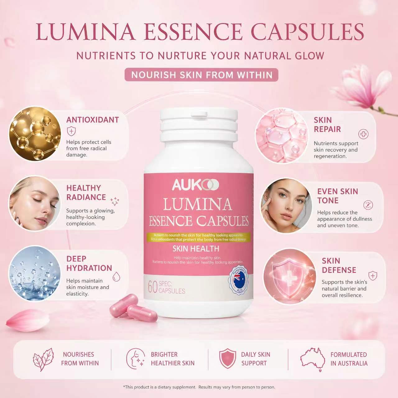 AUKOO Lumina Essence Capsules