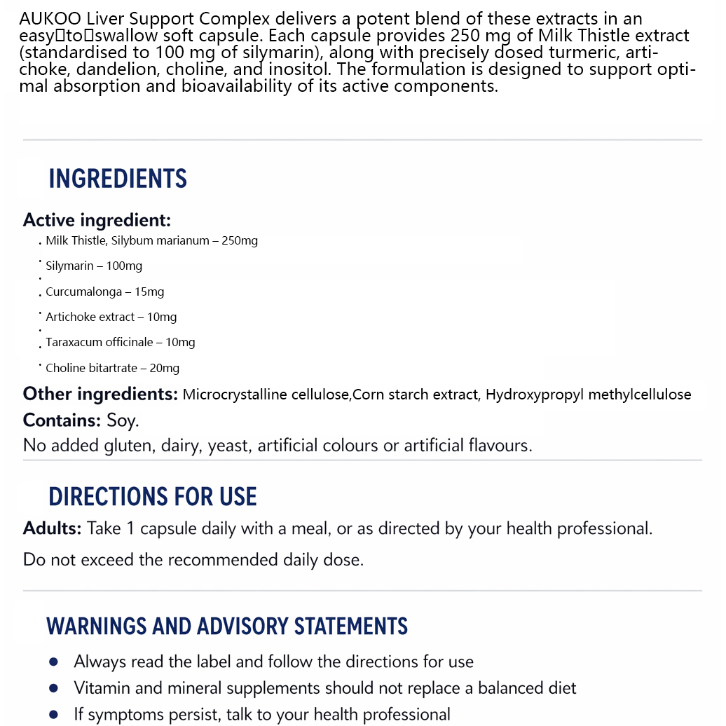AUKOO Liver Detox Support Formula