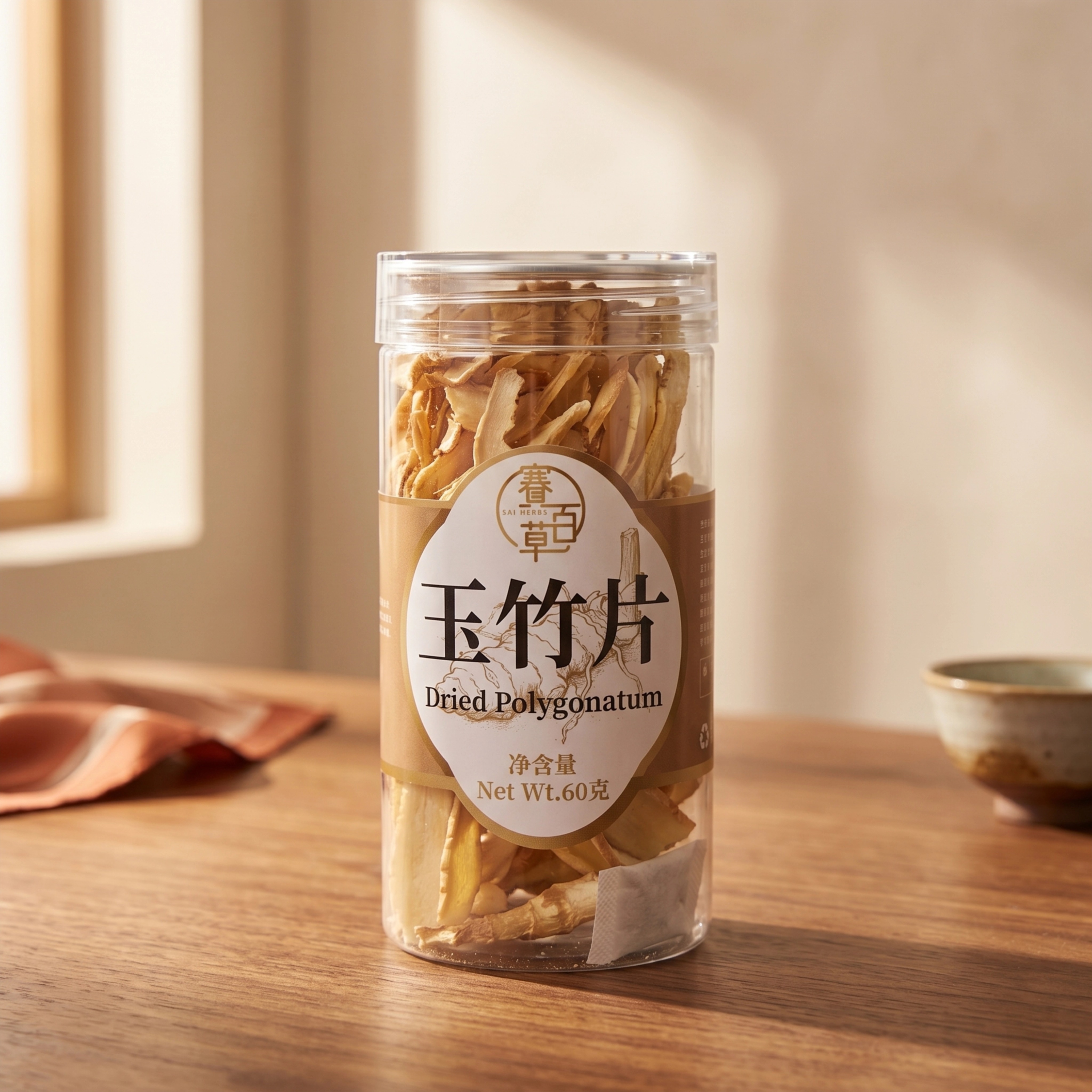 玉竹片 Dried Polygonatum Slices