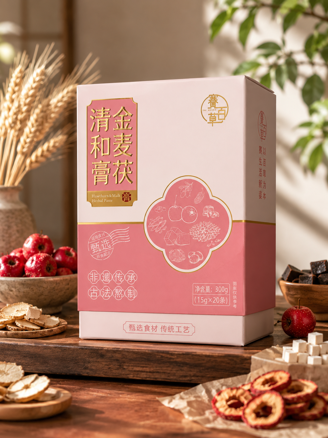 金麥茯清和膏 Jinmai Fuyang Qing He Herbal Paste 