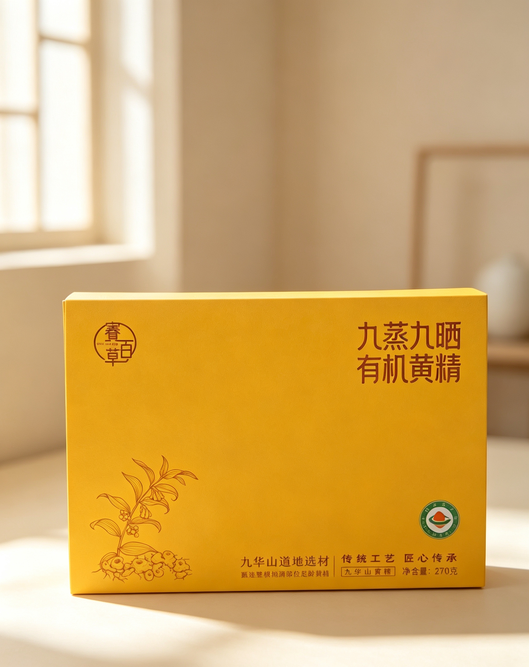 黃精果 九華山有機仿野生黃精