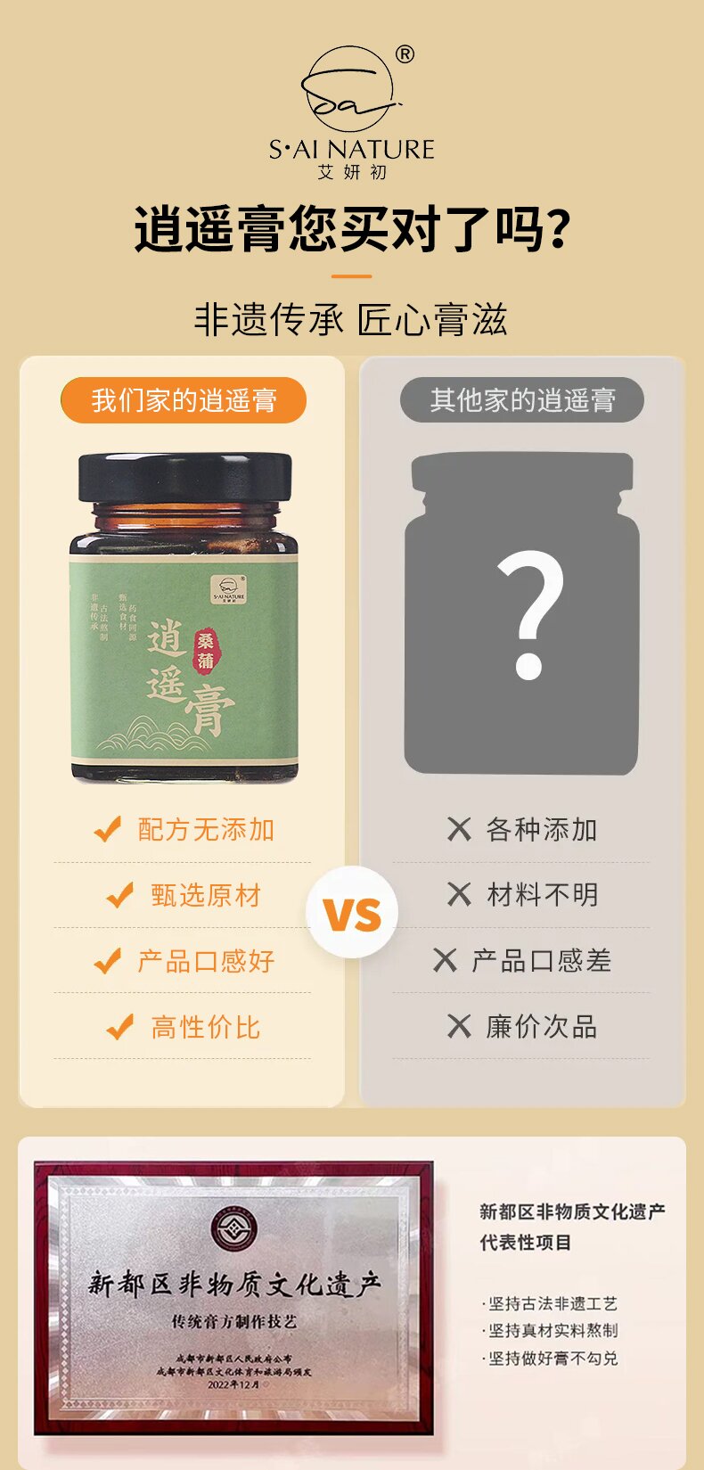 桑蒲逍遙膏 Mulberry Cattail Free Wander Herbal Paste