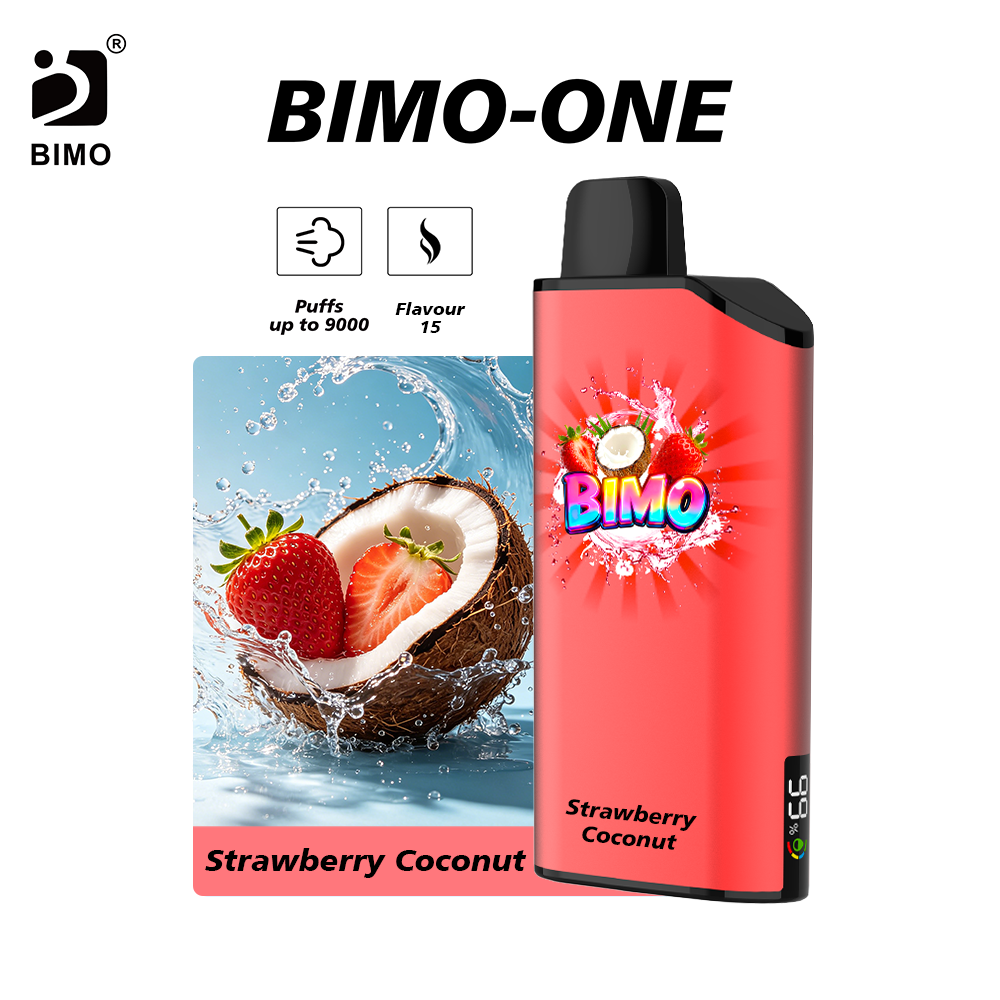 BIMO ONE 9000 Puffs –15 flavors to choose from，Shipped from local warehouse