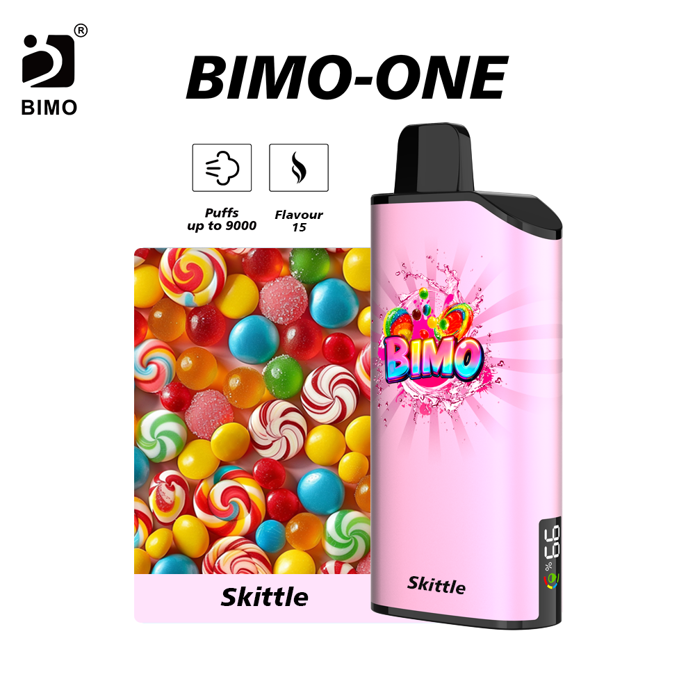 BIMO ONE 9000 Puffs –15 flavors to choose from，Shipped from local warehouse