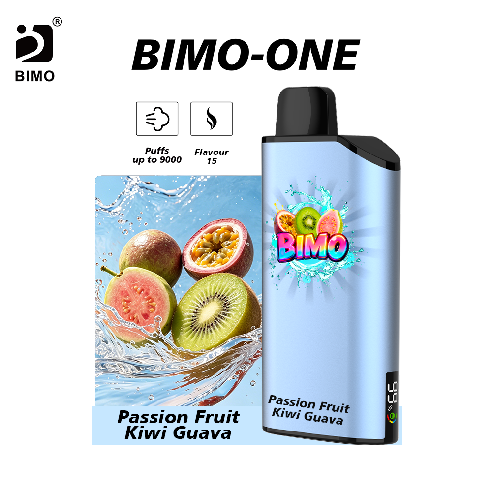BIMO ONE 9000 Puffs –15 flavors to choose from，Shipped from local warehouse