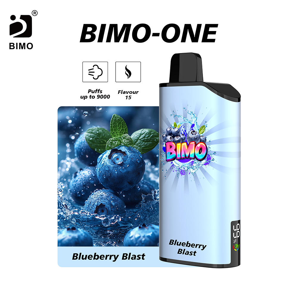 BIMO ONE 9000 Puffs –15 flavors to choose from，Shipped from local warehouse