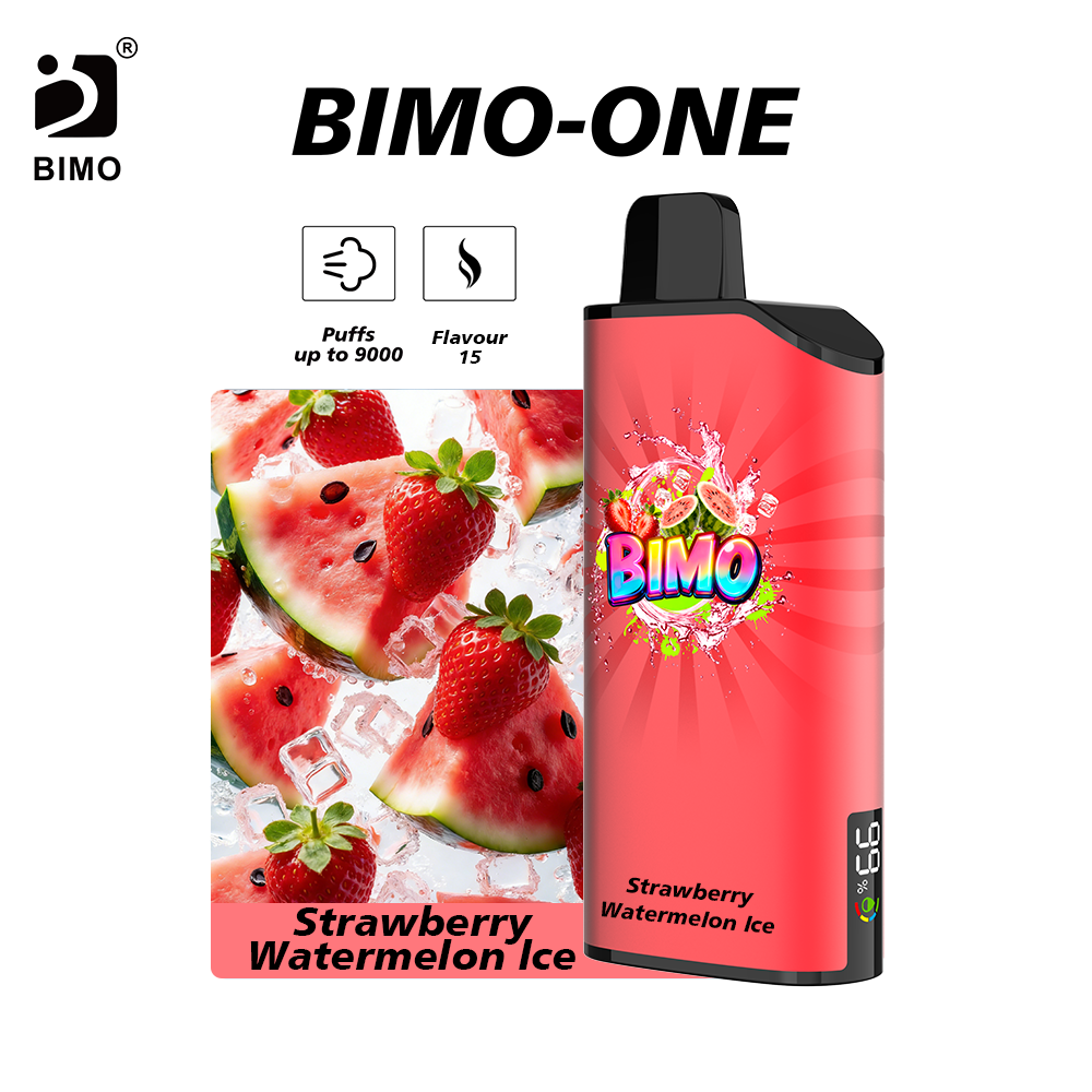 BIMO ONE 9000 Puffs –15 flavors to choose from，Shipped from local warehouse