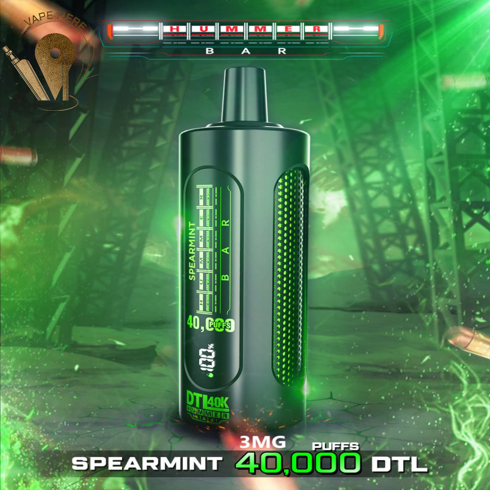 Hummer Bar 40000 Puffs Shisha Disposable Vape Spearmint UAE Ajman