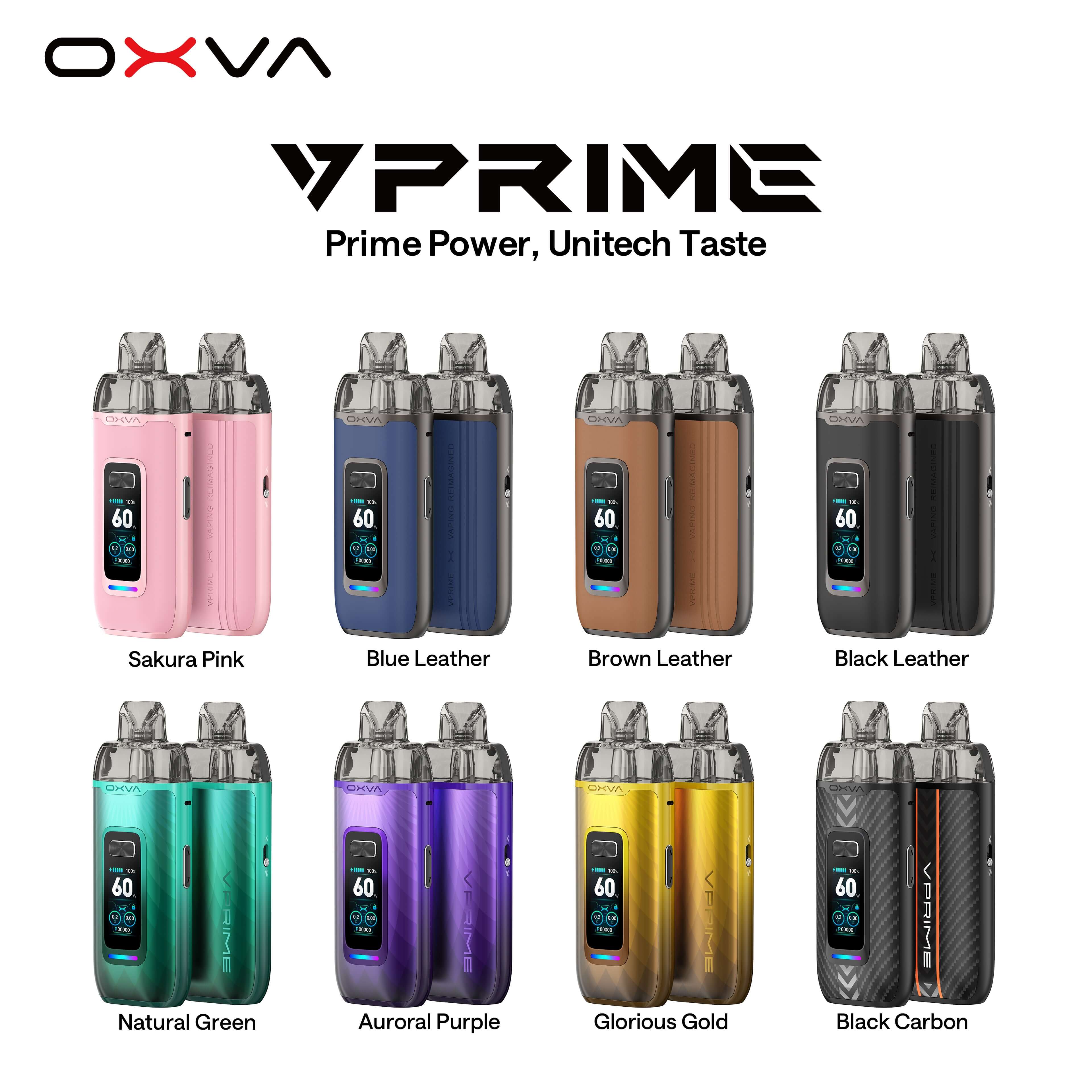 OXVA VPRIME All Colors