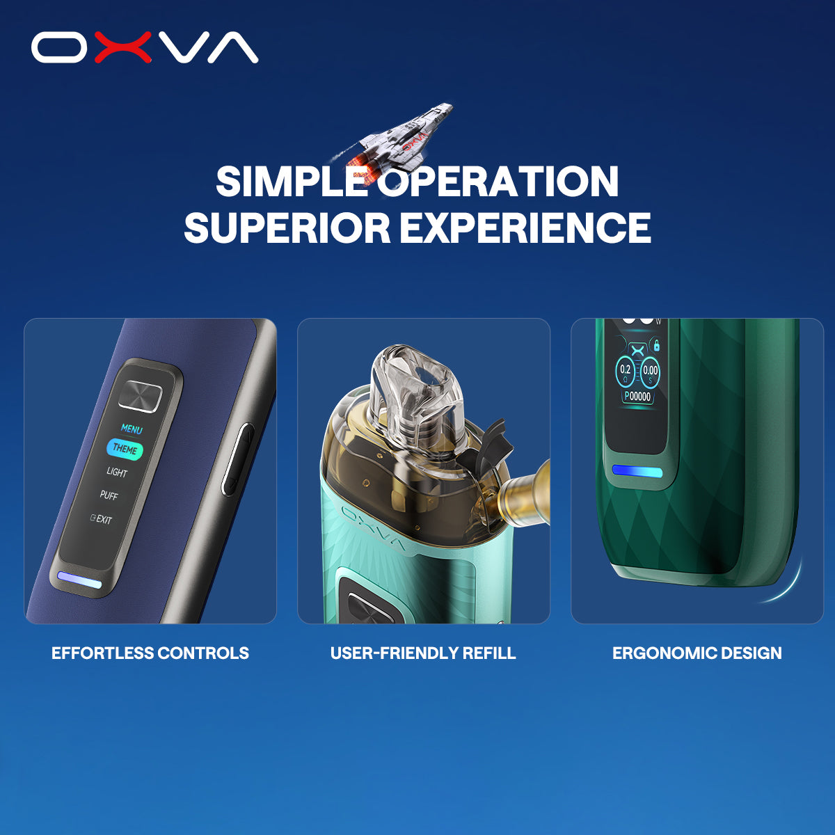 Oxva V Prime Vape Kit 60W 2600mAh UAE Abu Dhabi