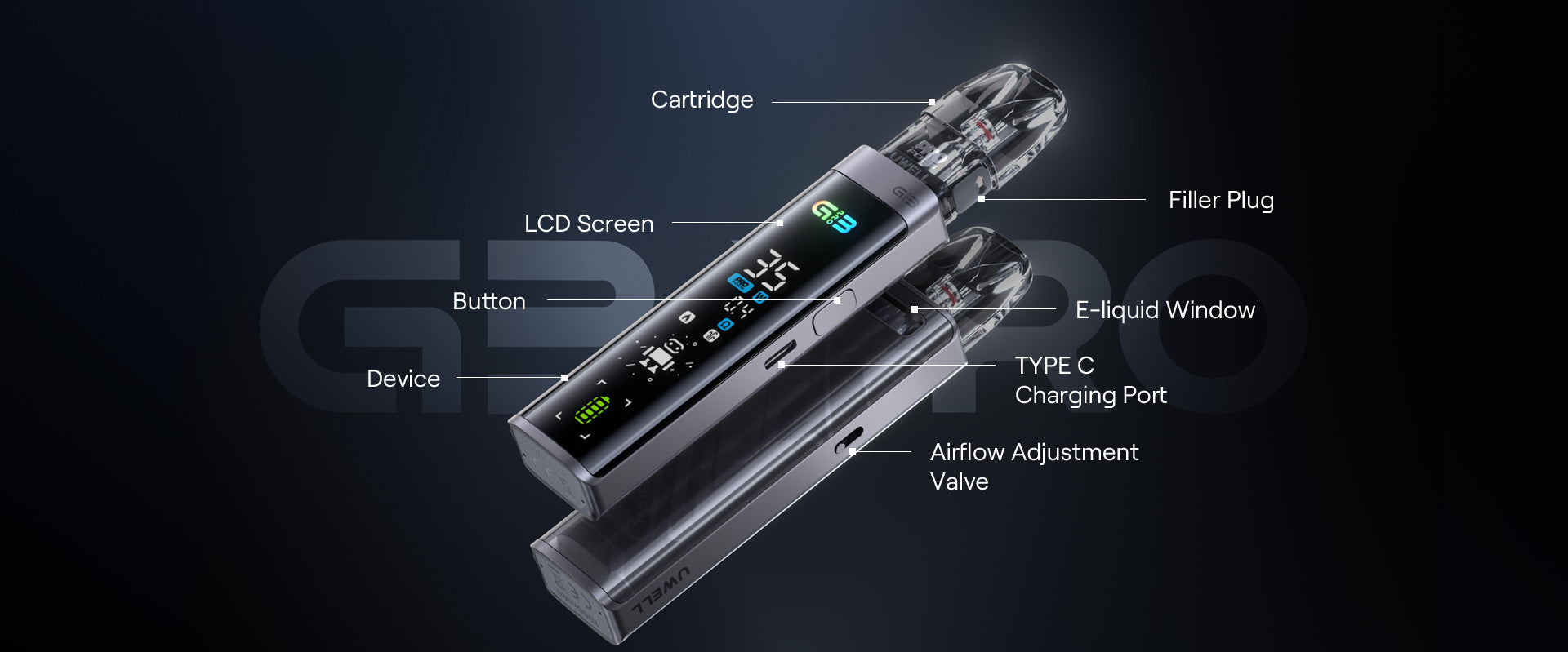 UWELL CALIBURN G3 PRO Pod System 35W UAE Sharjah