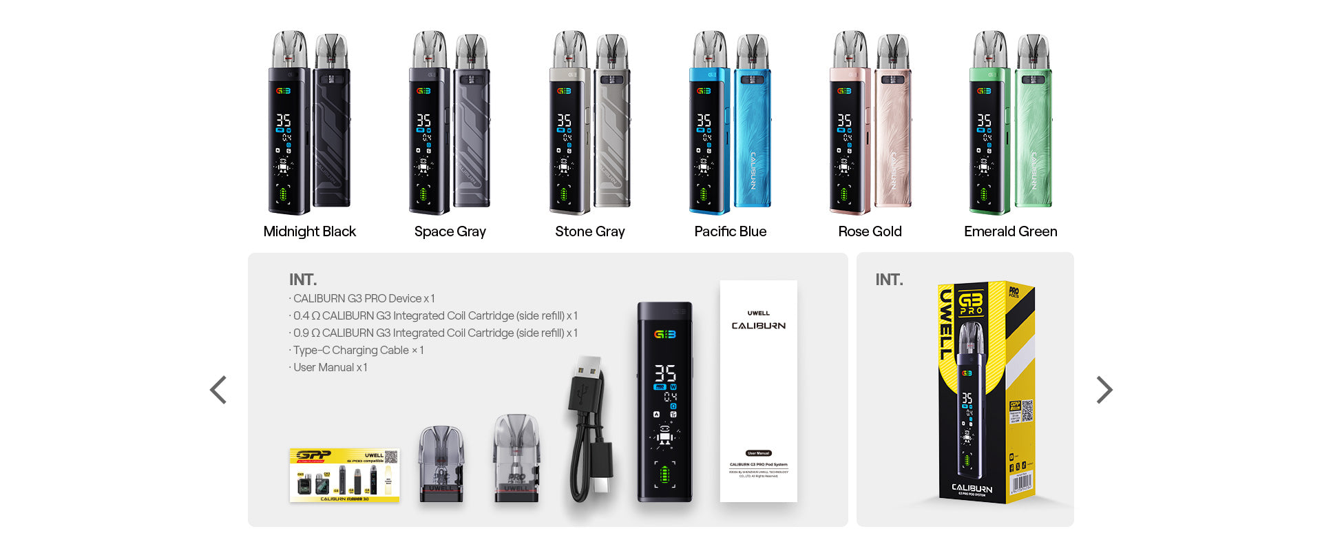 UWELL CALIBURN G3 PRO Pod System 35W UAE Fujairah