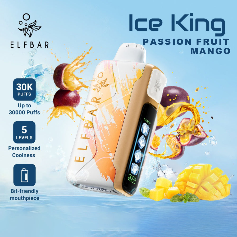 ELFBAR Ice King  Disposable Vape Passion Fruit Mango UAE Dubai