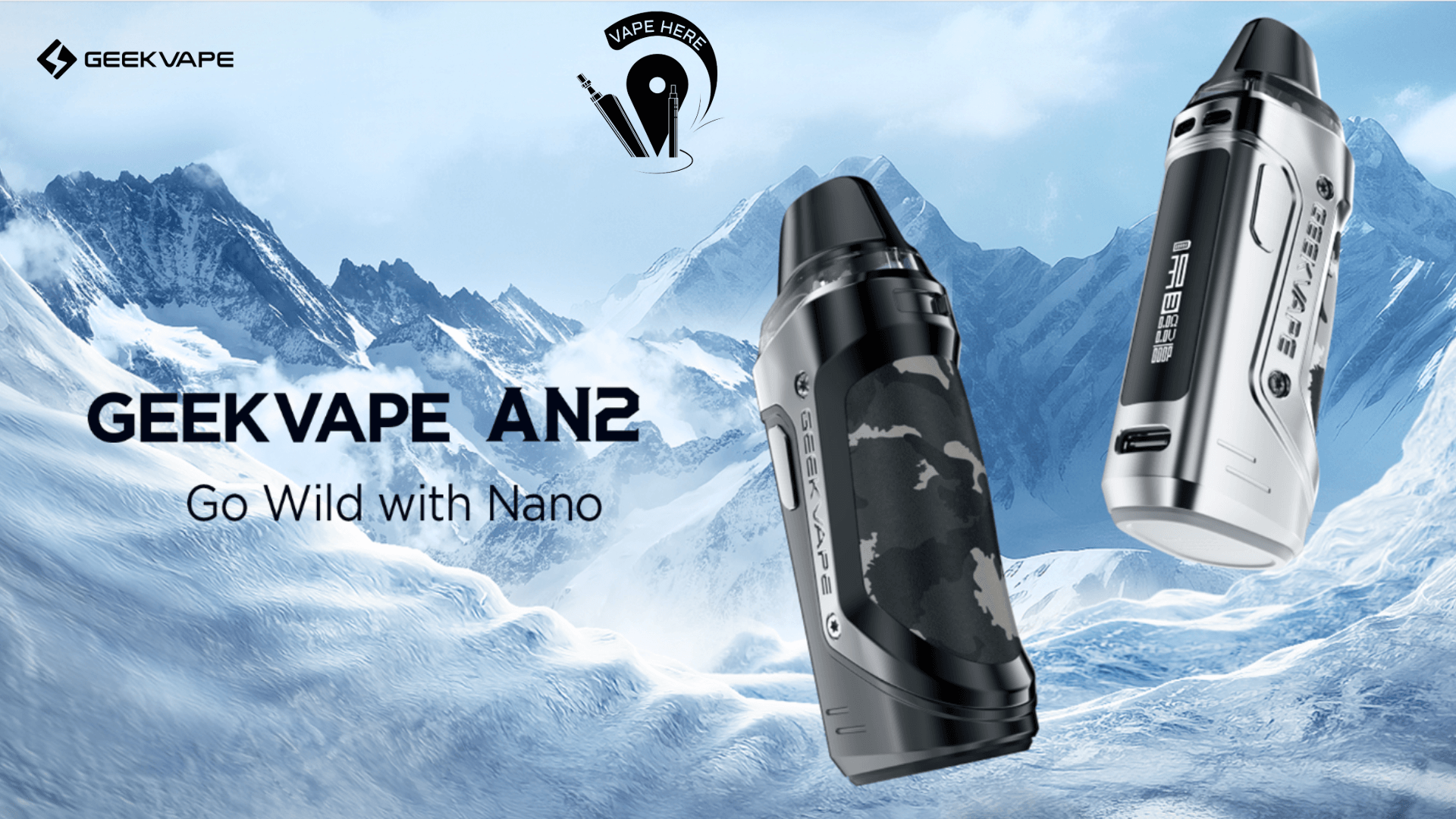 GEEKVAPE AN 2 (Aegis Nano 2) KIT 1100mAh 30W UAE Abu Dhabi