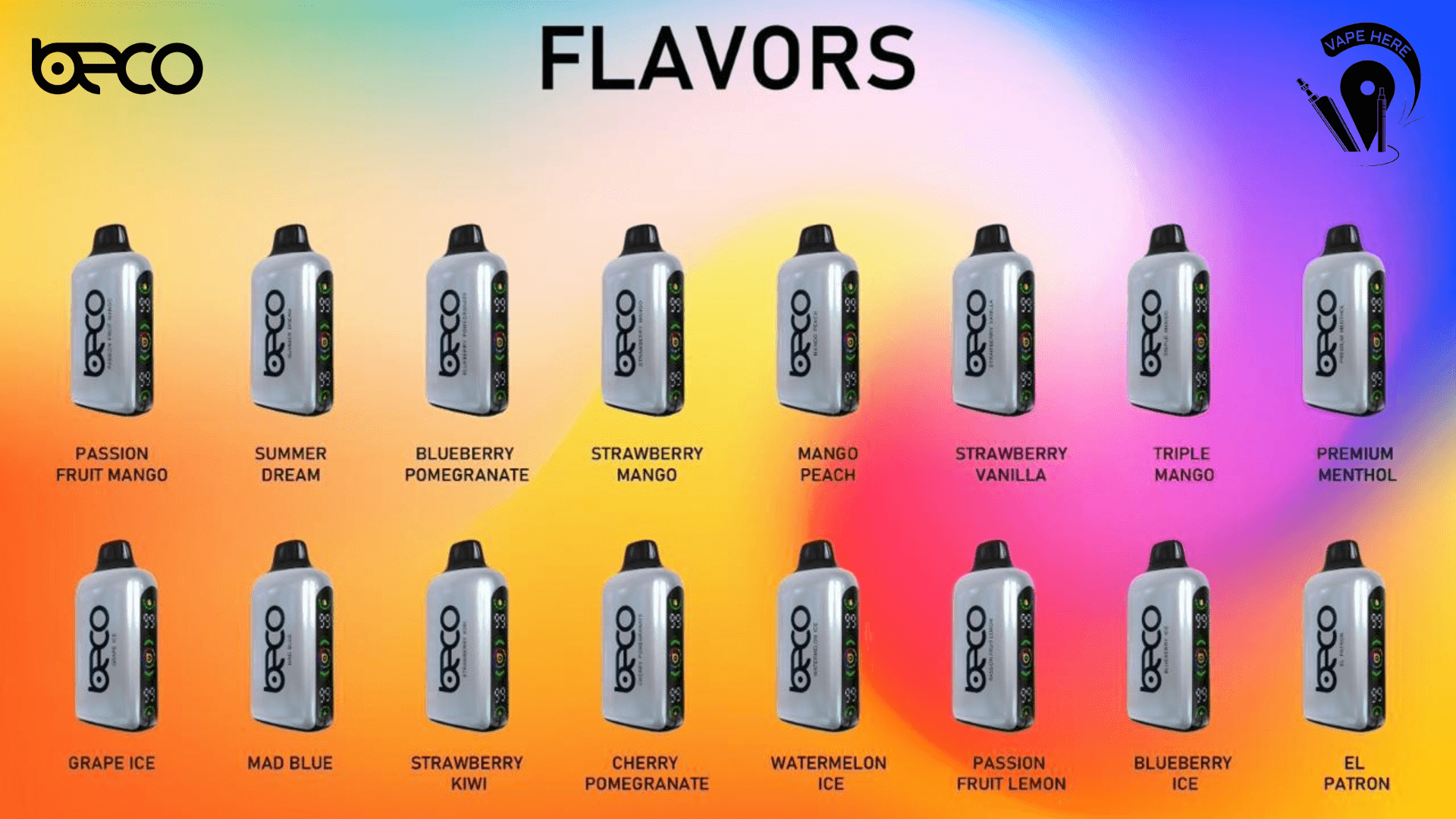 BECO BROCK (50mg) 15000 PUFFS - DISPOSABLE VAPE UAE Abu Dhabi