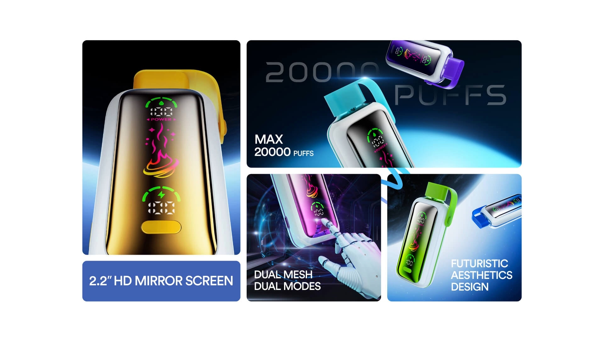 VOZOL STAR 20000 PUFFS DISPOSABLE VAPE UAE Fujairah