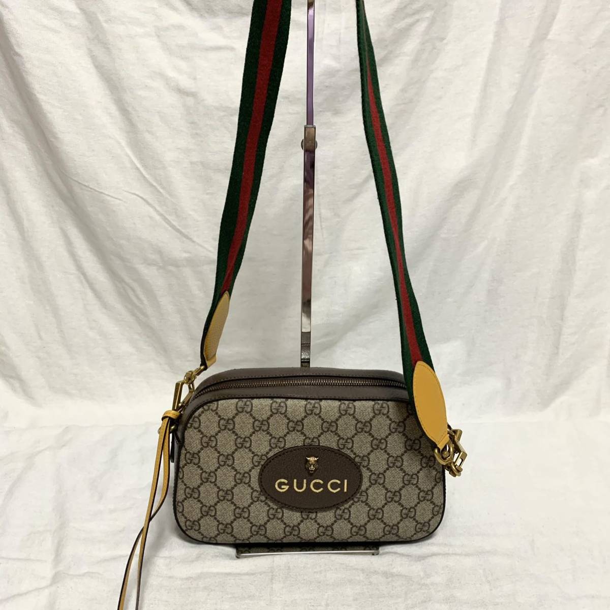 PayPayフリマ｜美品 定価123200円 GUCCI グッチ ネオ ヴィンテージ GGスプリームシェリーラインショルダーバッグ メッセンジャーバッグ 476466 498879