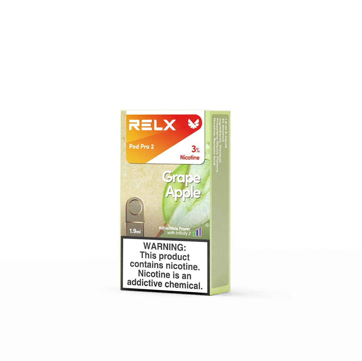RELX Pod Pro 2-1 Pod Pack-Grape Apple-30mg