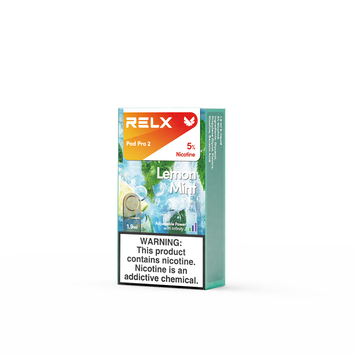 RELX Pod Pro 2-1 Pod Pack-Lemon Mint-50mg