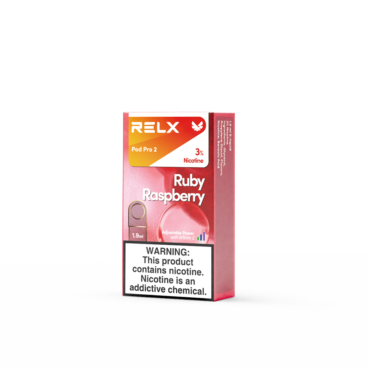 RELX Pod Pro 2-1 Pod Pack-Ruby Raspberry-30mg